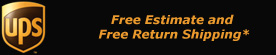 Free Estimate and Free Return Shipping